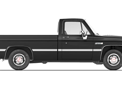GMC Sierra 1500 1985 3D Model