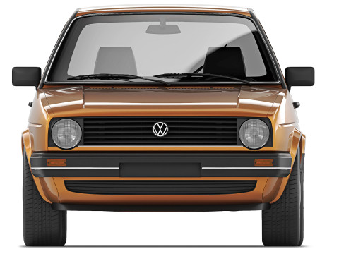 Volkswagen Golf II 5-door 1983 3D-Modell
