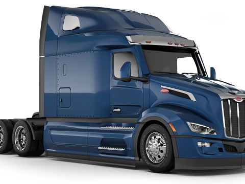 Peterbilt 579 Ultraloft 2025 Modello 3D