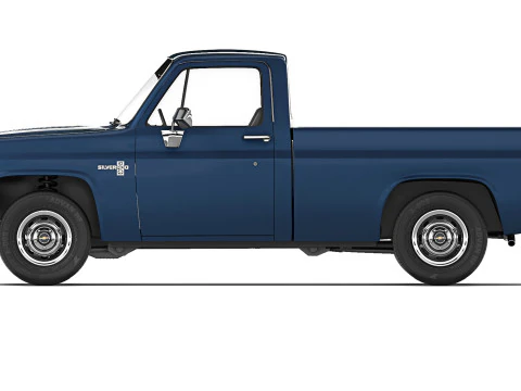 Chevrolet C10 Silverado 1982 3D Model