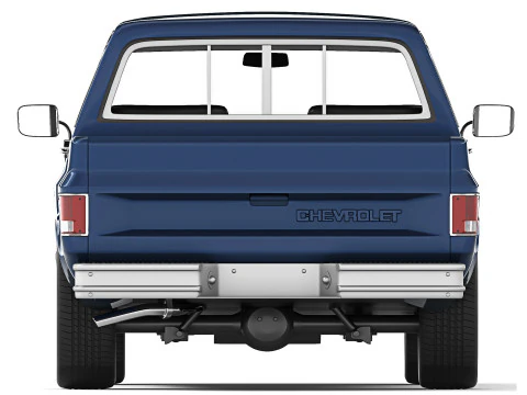 Chevrolet C10 Silverado 1982 3D Model
