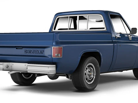 Chevrolet C10 Silverado 1982 3D Model