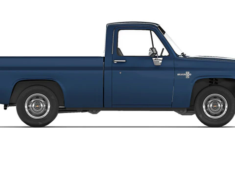 Chevrolet C10 Silverado 1982 3D Model