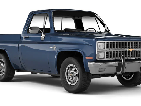 Chevrolet C10 Silverado 1982 3D Model