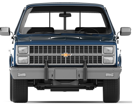 Chevrolet C10 Silverado 1982 3D-Modell