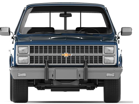 Chevrolet C10 Silverado 1982 3D Model