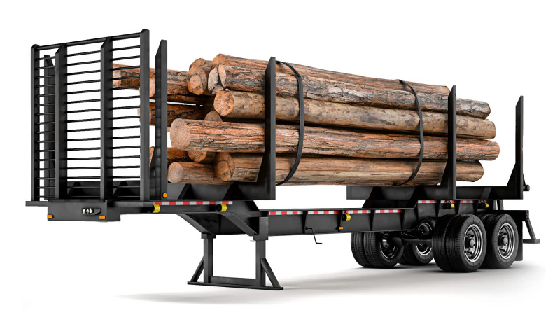 McLendon log 42 Trailer 2023 3D Model .c4d .max .obj .3ds .fbx .stl .blend 