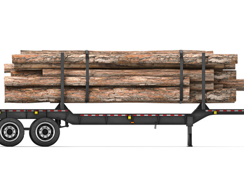 McLendon log 42 Trailer 2023 Modello 3D