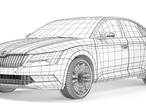 Skoda Superb 2018 Modèle 3D