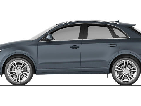 Audi Q3 TFSI 2015 3D Model