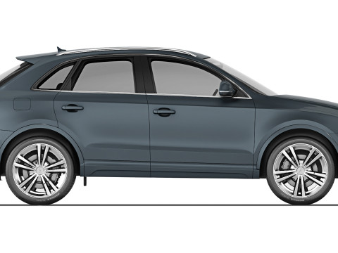 Audi Q3 TFSI 2015 3D Model