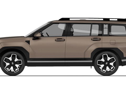 Hyundai Santa Fe 2024 Modelo 3D