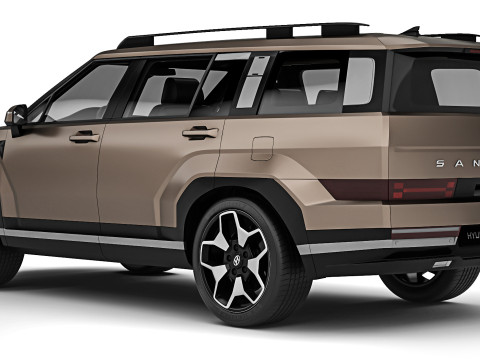 Hyundai Santa Fe 2024 Modelo 3D