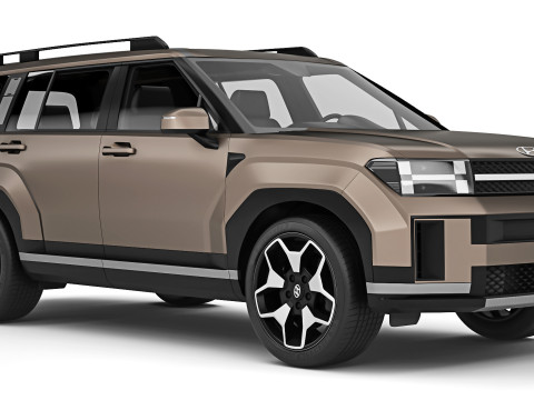 Hyundai Santa Fe 2024 Modelo 3D