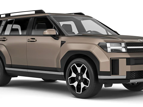 Hyundai Santa F&eacute; 2024 Modelo 3D