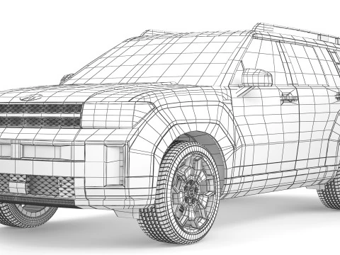 Hyundai Santa F&eacute; 2024 Modelo 3D