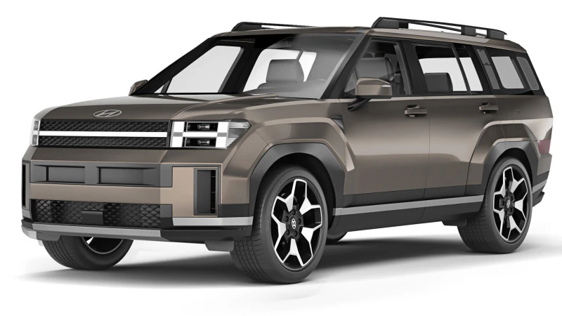 Hyundai Santa Fé 2024 Modelo 3D .c4d .max .obj .3ds .fbx .stl .blend