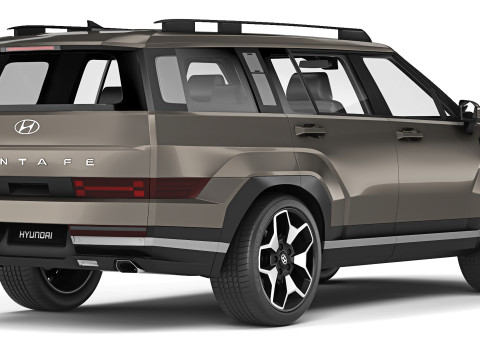 Hyundai Santa Fe 2024 Modelo 3D