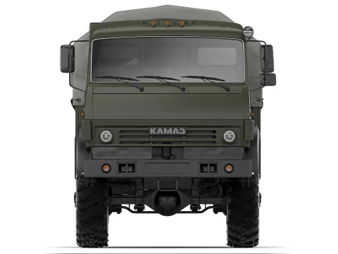 Kamaz 5350 Mustang 2003 3D Model