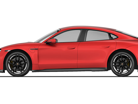 Porsche Taycan GTS 2022 Modello 3D