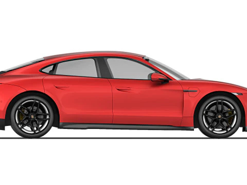 Porsche Taycan GTS 2022 3D Model