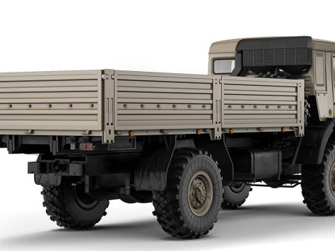 Kamaz 4350 Mustang 2003 3D Model
