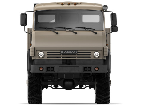 Kamaz 4350 Mustang 2003 3D Model