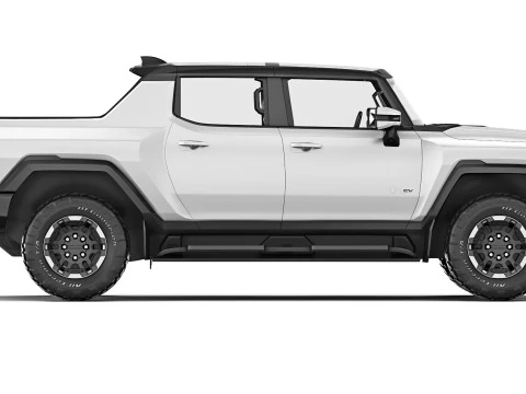 Hummer EV 2022 3D Model