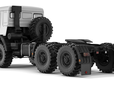 Kamaz 44108 2003 3D Model