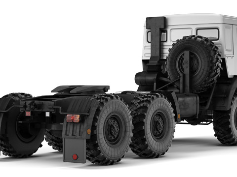 Kamaz 44108 2003 3D Model