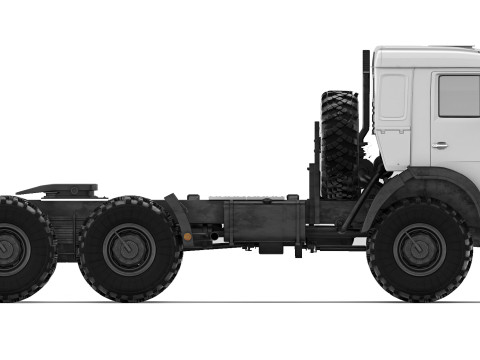 Kamaz 44108 2003 3D Model