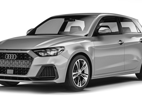 Audi A1 2019 3D 모델