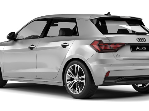 Audi A1 2019 3D 模型