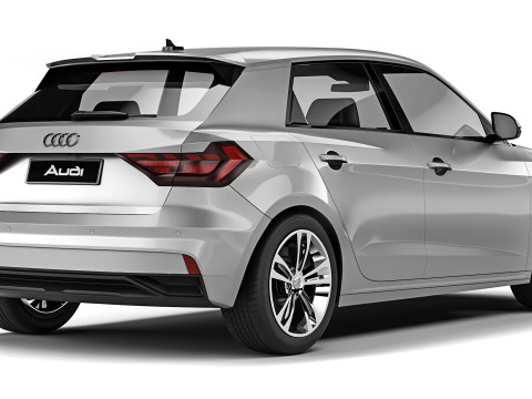 Audi A1 2019 3D 模型