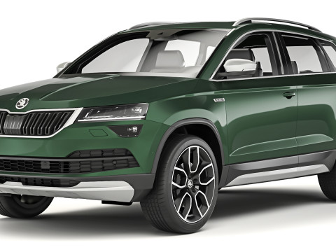 Skoda Karoq Scout 2019 3D-Modell