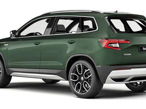 Skoda Karoq Scout 2019 3D Model