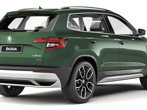 Skoda Karoq Scout 2019 3D Model