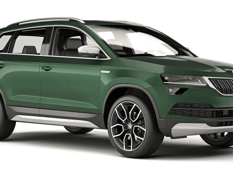 Skoda Karoq Scout 2019 3D Model
