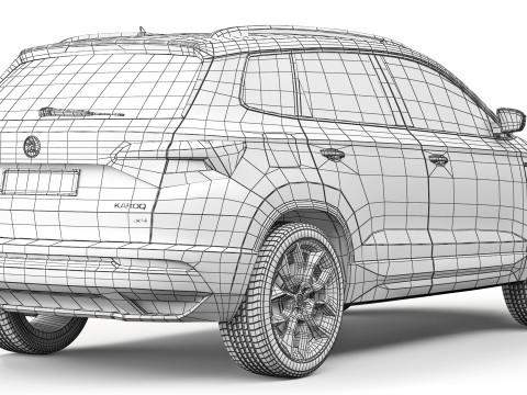 Skoda Karoq Scout 2019 Model 3D