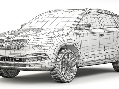 Skoda Karoq 2018 3D मॉडल