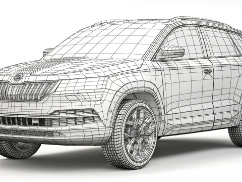 Skoda Karoq 2018 3D Model