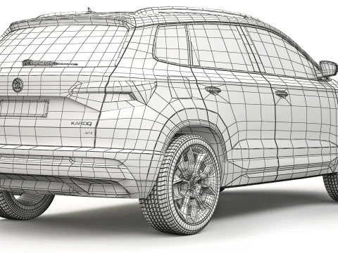 Skoda Karoq 2018 3D Model