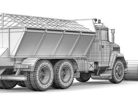 KrAZ 6322 MDKZ-30 2016 Model 3D