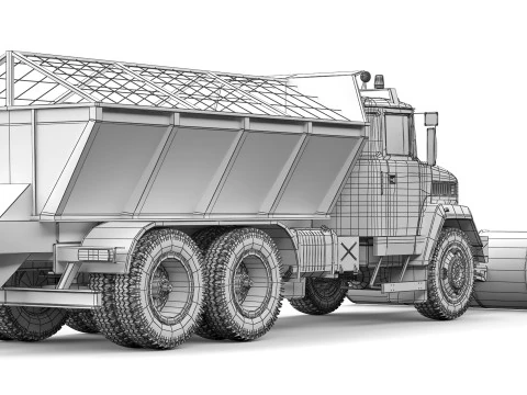 KrAZ 6322 MDKZ-30 2016 3D Model