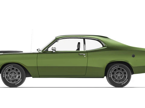 Dodge Demon 340 1972 3D Model