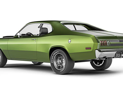 Dodge Demon 340 1972 3D Model