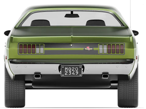 Dodge Demon 340 1972 3D Model