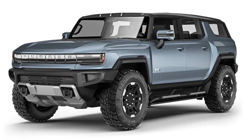 Hummer EV SUV 2024 3D Model .c4d .max .obj .3ds .fbx .stl .blend
