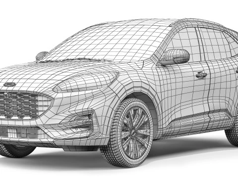Kuga ST 2020 3D Model