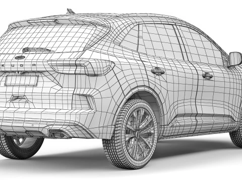 Kuga ST 2020 3D Model